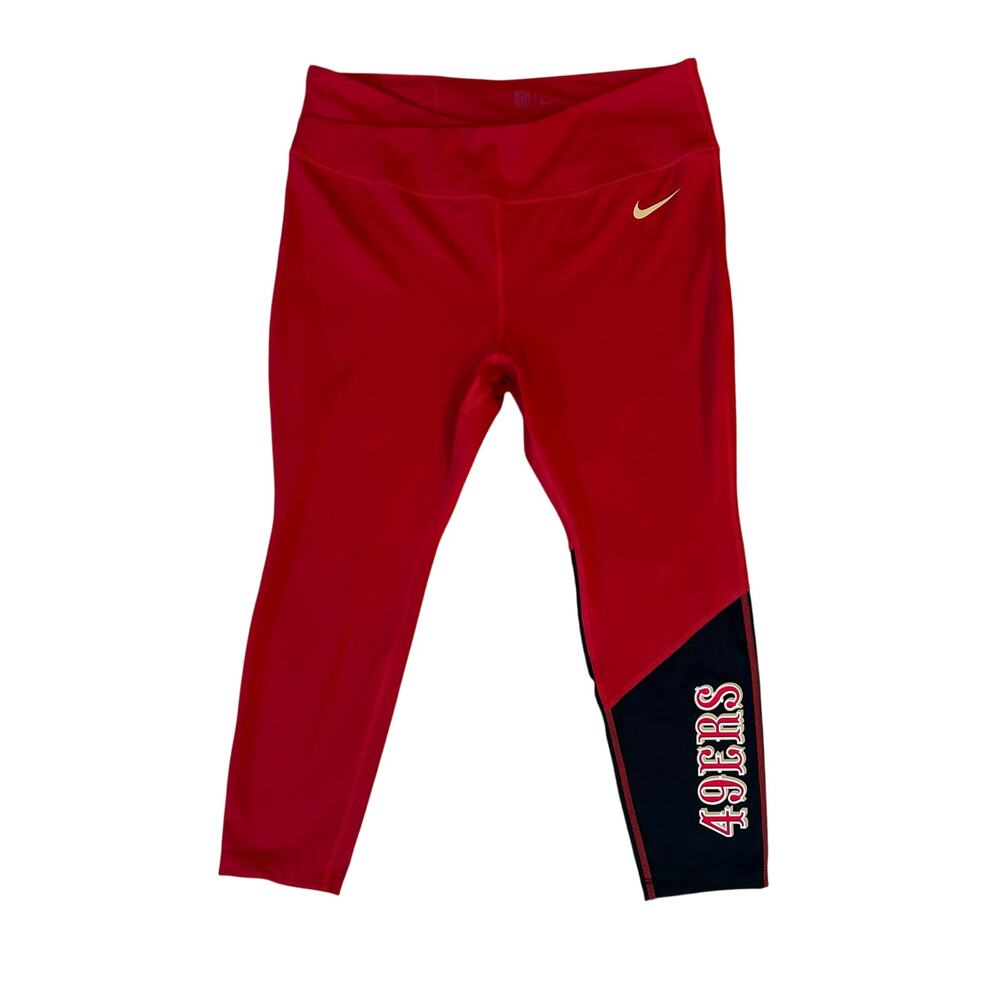 San Francisco 49ers Nike Women's Performance Leggings Scarlett Red/ Black XXL